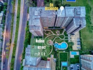 Arriendo Ñuñoa 2 dormitorios – Departamento en condominio.